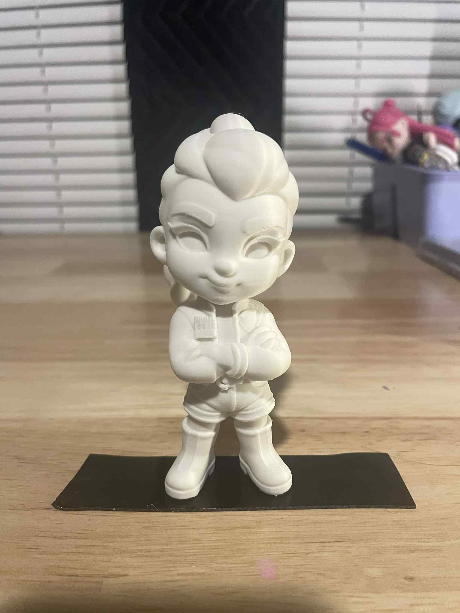 KPOP Demon Hunters White Paintable Craft Figurines - Image 3