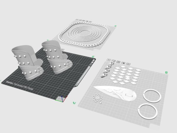 Zoe 3D Printed Accessories Kit (Unpainted) - Image 4